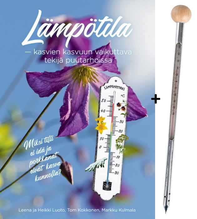 Maalämpömittari + Lämpötila -kirja