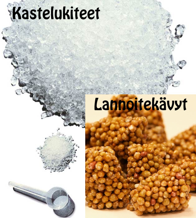 Lannoitekävyt 50 kpl+Kastelukiteet 100g