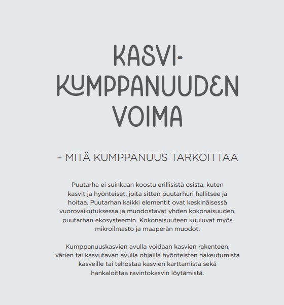 Kasvikumppanit-kirja