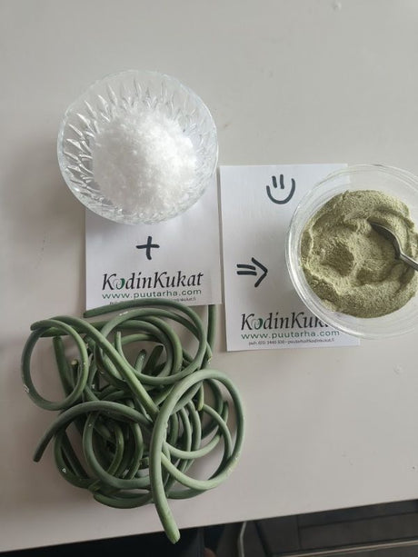 Valkosipulin skeipin (kukkavarren) reseptejä