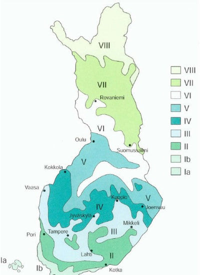 Päivitetty puuvartisten kasvien menestymisvyöhykesuositukset 2025