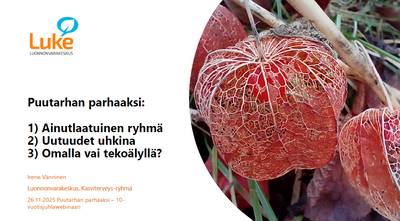 Irene Vänninen - Puutarhan Parhaaksi