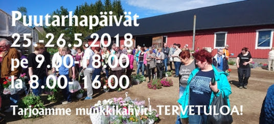 Puutarhurin Perjantaiposti 18.5.2018