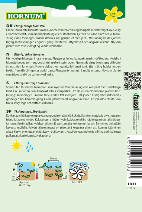 1 pss Kaliforniantuliunikko Rosa Romantika