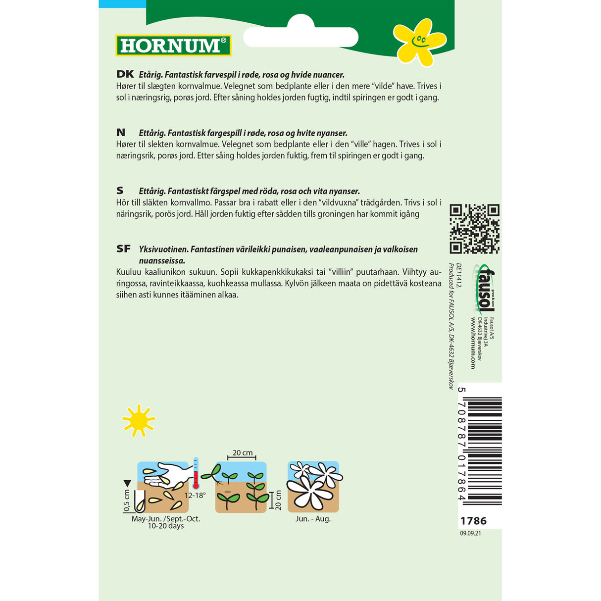 1 pss Silkkiunikko Soft Silk, lajitelma