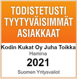 Todistetusti tyytyväisimmät asiakkaat