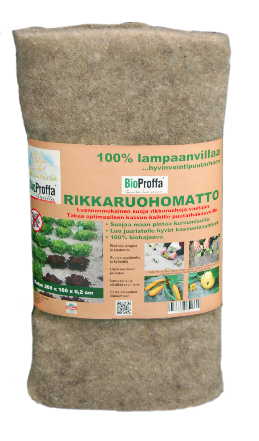 Rikkaruohomatto 200 x 100 cm