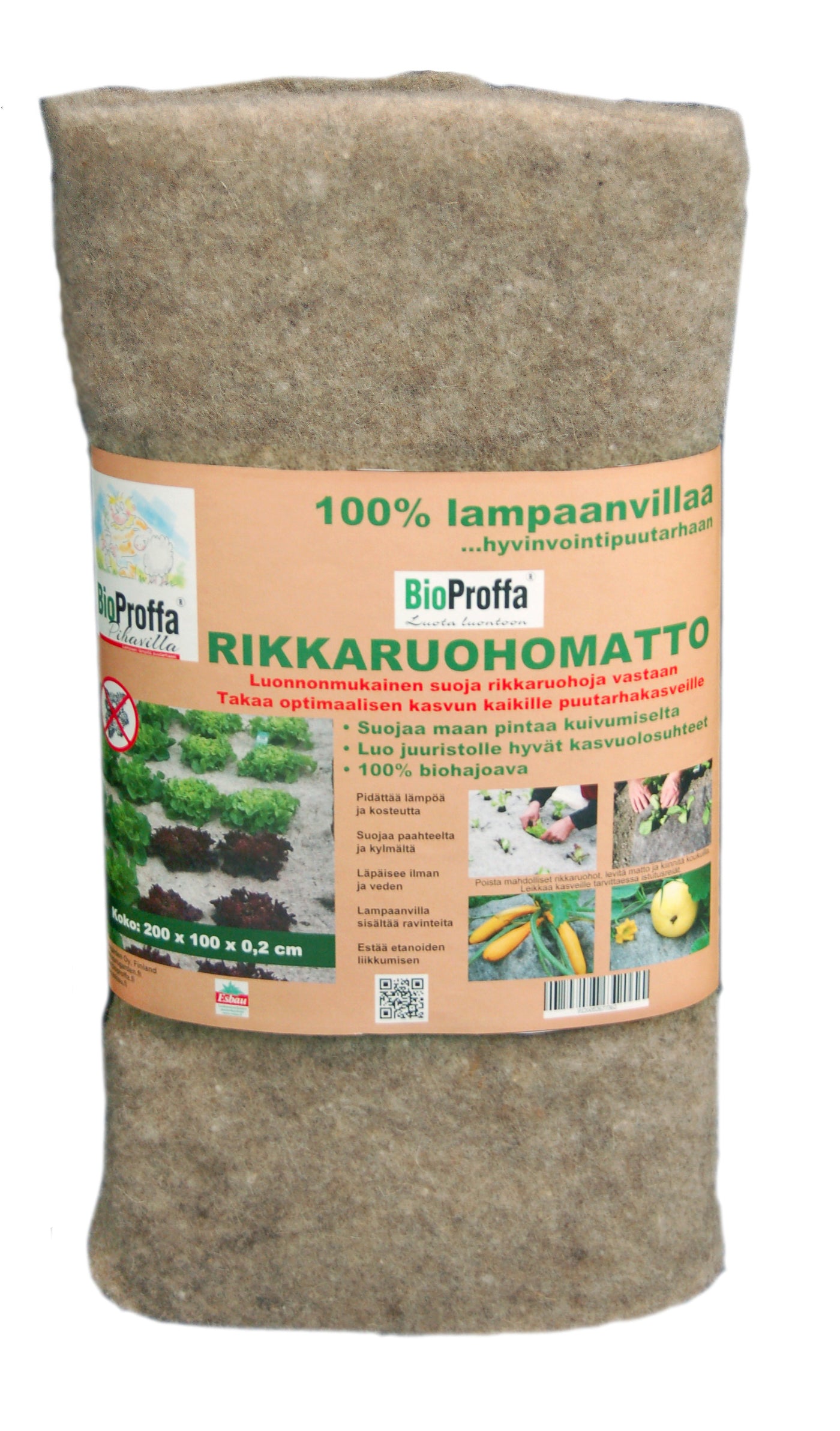 Rikkaruohomatto 200 x 100 cm
