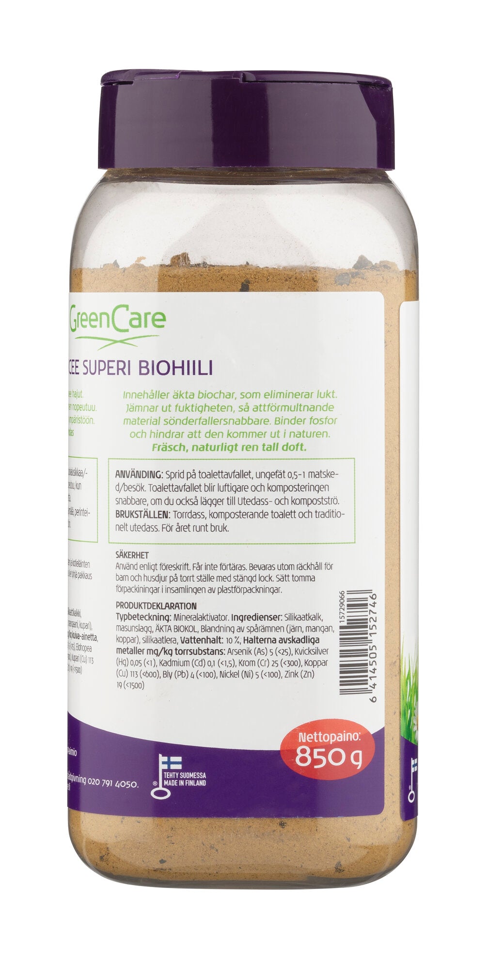 Biohiili 850g